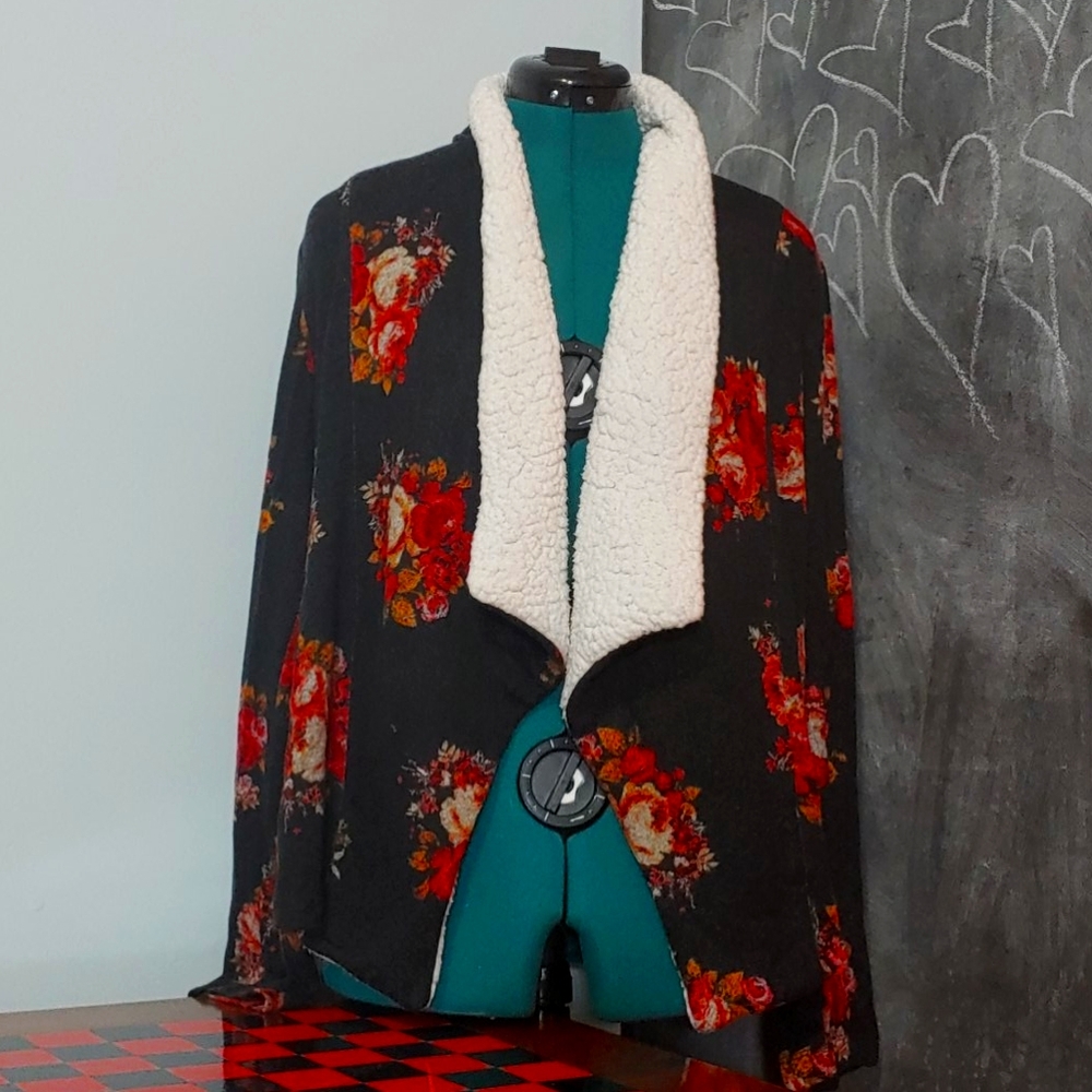 Maurices Floral Cardigan